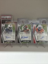2022 Sage Football Autographs Raheem Layne/ Daniel Barker/ D’Vonte Price