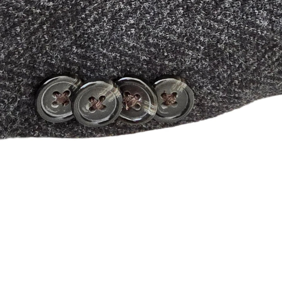 Polo Ralph Lauren Blazer 44r Herringbone 羊毛棉非结构化 XL 双通风口 — 第 3/4 张图片