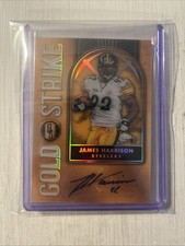James Harrison Gold Standard Gold Strike AUTOGRAPH AUTO SSP 17/25 Steelers