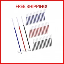 JANYUN 75 Pieces Ballpoint Pen Refills,Replaceable Ink Pen Refills for Epoxy Res