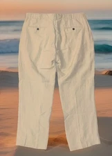 Polo Ralph Lauren Pants Men 36x25 Linen Silk Lightweight Sophisticated Preppy