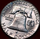 Uncirculated 1962 Philadelphia Mint Silver Franklin Half — photo 2