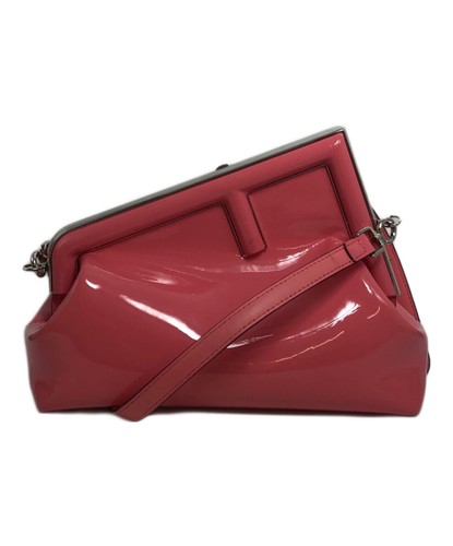 Fendi First Small Shoulder Bag 8BP137 Pink Women's #TFB10877