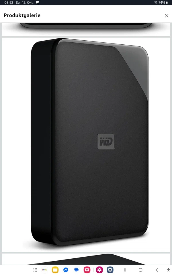 WD Elements Portable externe Festplatte 5 TB (mobiler Speicher, USB - Bild 4 von 4
