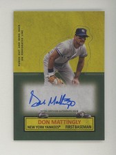 2022 Topps Archives 1964 Stand-Ups Don Mattingly Yankees AUTO