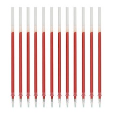 50 Pcs Red Gel Pen Refills with 5 mm Aperture 5.12 inch/13 cm Smooth Writing ...