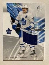 2020-21 SP Game Used Silver Jersey #50 Auston Matthews Toronto Maple Leafs