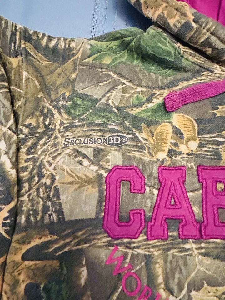 Cabellas Seclusion 3D Womens Hoodie Size Medium - Image 3 of 4