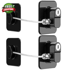 Fridge Lock 2PCS Upgraded Refrigerator Lock for Freezer