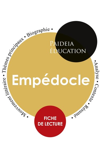 EmpéDocle : ÉTude DéTailléE Et Analyse De Sa PenséE EmpéDocle Taschenbuch 2022-image