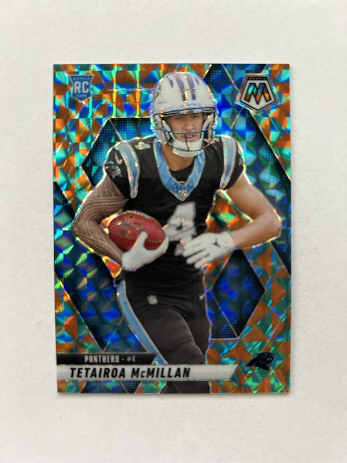 Tetairoa McMillan 2025 Panini Mosaic "Mosaic Tessellation" /15 #309 Rookie (RC)