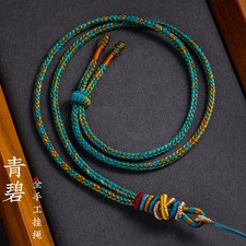 Hand Woven Pendant Rope Necklace Hanging Rope Adjustable