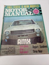 1969.MOTOR.Holden MONARO GTS 350.BMW 2000.Chrysler REGAL 770.Honda 600.AMX