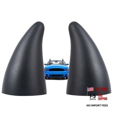 1Pair Car 3D Devil Horns Sticker,Halloween Car Roof Decor BLACK Devil Horns