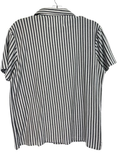 Free Planet Lost in Paradise Mens XL White/Grey Button Up Shirt (B21) NW/OTs - Picture 4 of 5