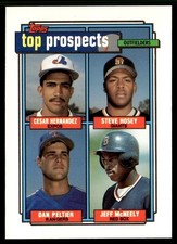 1992 Topps Cesar Hernandez/Steve Hosey/Dan Peltier/Jeff McNeely Rookie Montreal