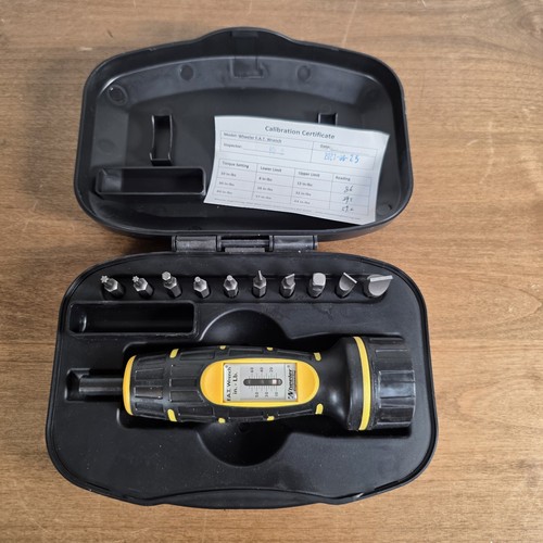 Wheeler The Fat Wrench Firearm Torque Wrench w/10 Bit Set