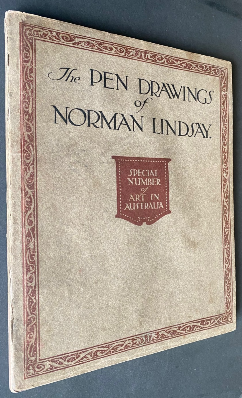 1918 1st PEN DRAWINGS OF NORMAN LINDSAY 1/2000 51 plates FREE EXPRESS WORLD