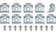 Oer 10 Piece Rear Glass Molding Clip Set For 1966 Pontiac Gto Lemans And Tempest
