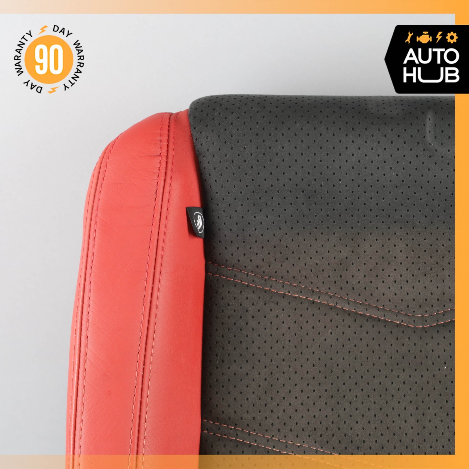 Maserati GranTurismo S M145 Rear Right Bottom Lower Seat Cushion Suede Red OEM