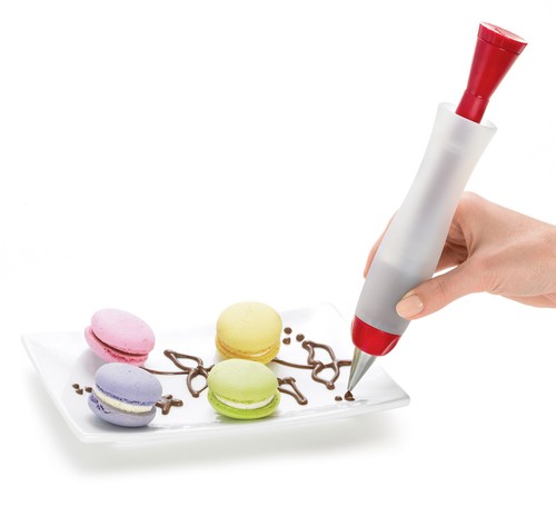 Pluma decorativa Cuisipro Deluxe para hornear alimentos galletas y cupcakes pluma para glasear - Imagen 5 de 5