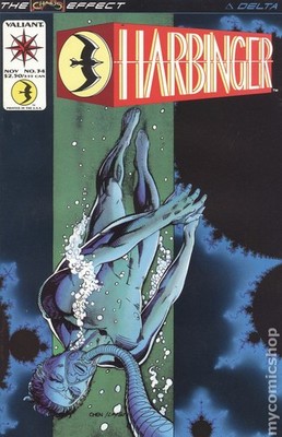 Harbinger #34 VG 1994 Stock Image Low Grade