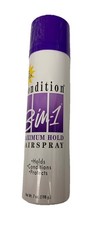  1 Condition 3 In 1Maximum Hold Scented Hairspray SunScreen 7oz Top Damaged SEE