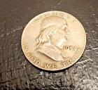 1954-D Franklin Half Dollar 90% Silver US Coin Circulated Denver Mint