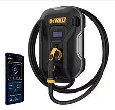 DEWALT Level-2 Wall Mounted Electric Vehicle EV Charger  48 Amps