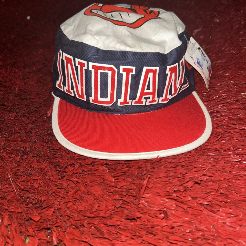 MLB cleveland indians hat vintage - Image 2 of 4
