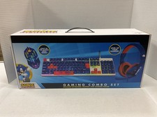 Sonic The Hedgehog Wired Gaming Combo Set Keyboard Headset Mouse
