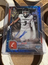 2025 Bowman University  Chrome Football Cyrus Allen Auto /150 Blue Mini Diamonds