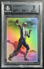 TOM BRADY BGS 9 2000 FLEER SHOWCASE #136 ROOKIE CARD RC MINT 483/2000 PATRIOTS