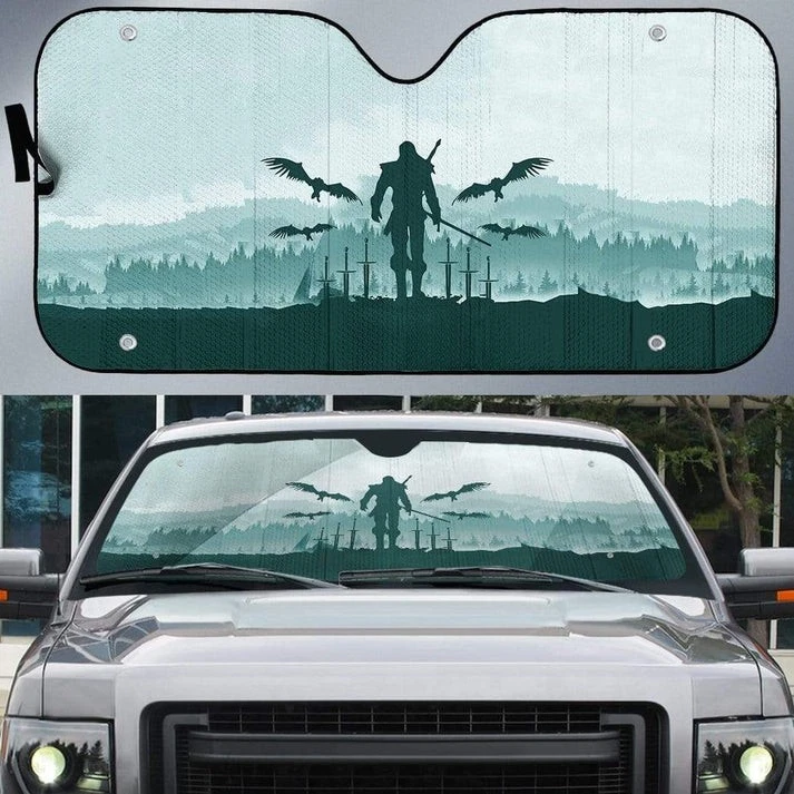 The Witcher Geralt Car Sun Shades