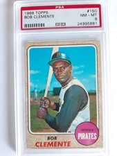 1968 Topps Roberto Clemente #150 PSA 8