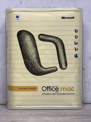 Office: Mac Student And Teacher Edition, 2004. New! Microsoft