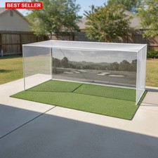 Golf Simulator Turf Flooring 10' X 6' Green Polypropylene Polyurethane Indoor