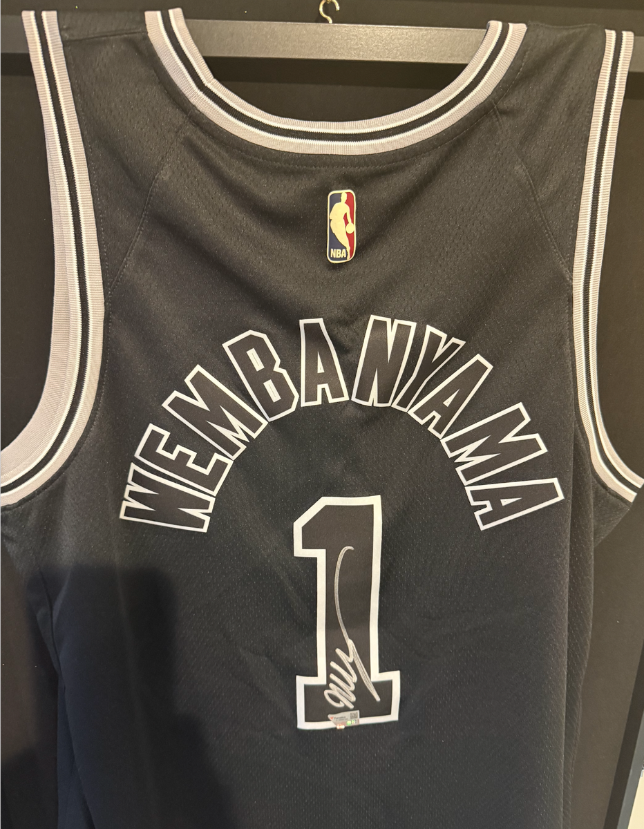 Victor Wembanyama Signed AND Framed NWT Nike Swingman Spurs Jersey