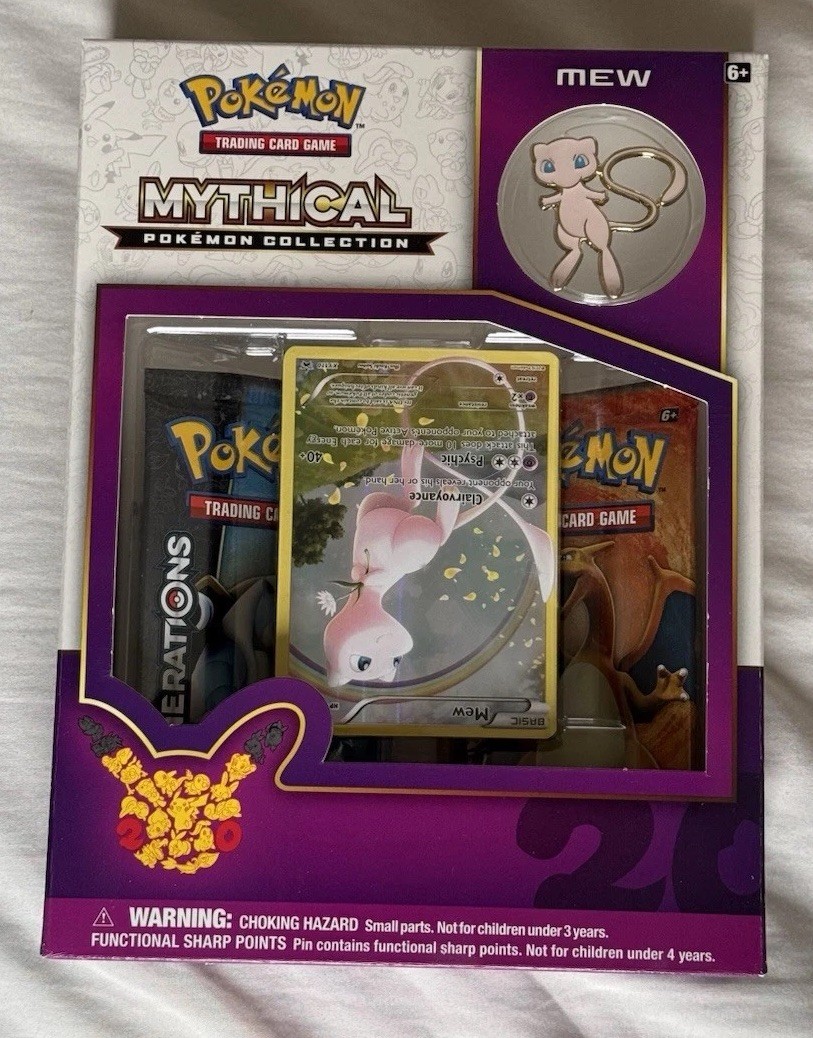 Pokemon Mythical Collection 20th Anniversary Mew Error Box