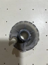 One 2 inch Diameter Clear Gray Leki  Ski Pole Basket - Free Ship!!