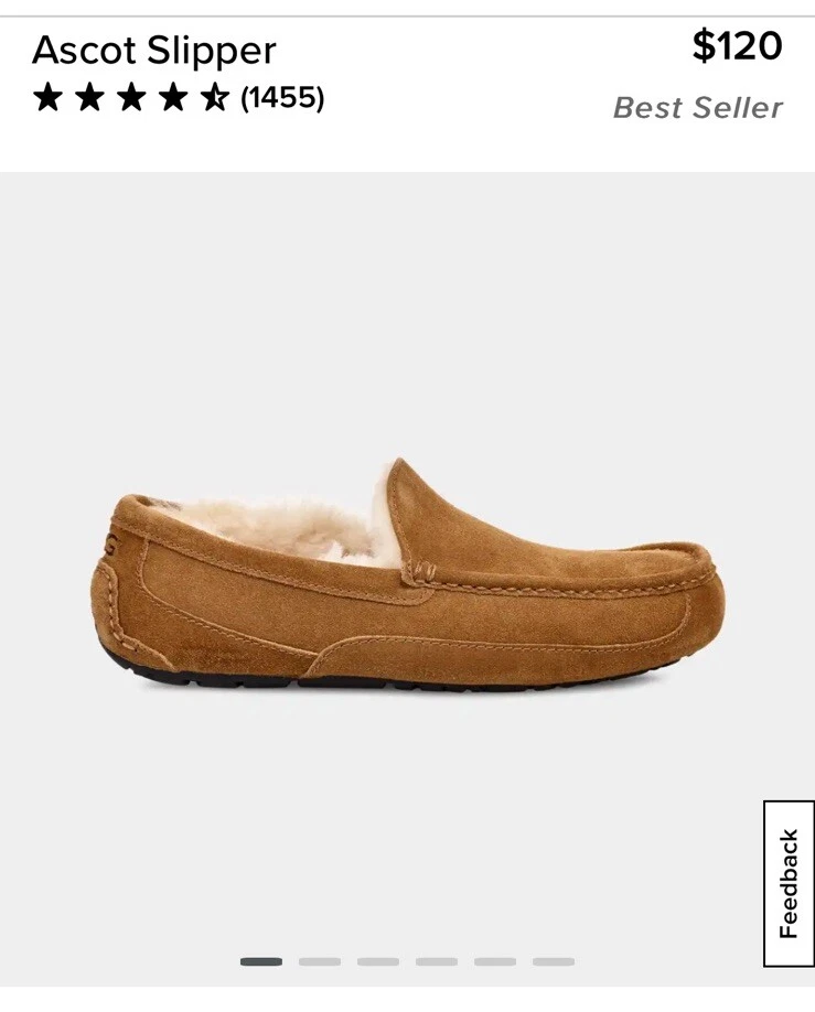 UGG M Ascot nuova taglia 11 castagno