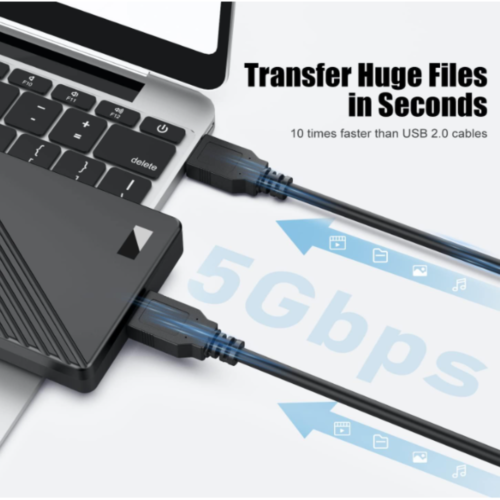 USB auf USB Kabel 3FT - USB 3.0 Kabel USB a auf USB a USB Stecker auf Stecker Doppelende - Bild 2 von 7