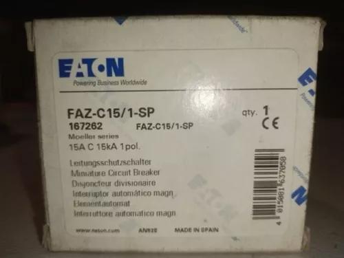 EATON FAZ-C15/1-SP 167262