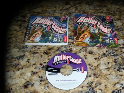 Rollercoaster Tycoon 3 (PC, 2004) Game
