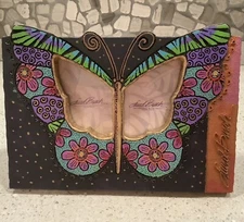 1999 LAUREL BURCH BUTTERFLY Double Picture Frame, Never Used, Mint