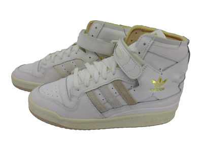 Adidas Forum 84 HI Mens Cloud White Multi Color Athletic Shoes Size 8.5 New