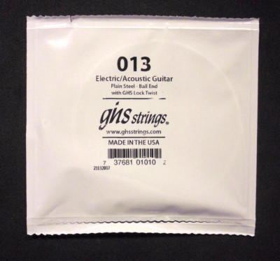 GHS  Einzel-Saite  E-Gitarren-Saite   013