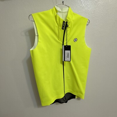Assos Mille GTS Spring/Fall Vest C2 - Men's Medium - Fluo Yellow- New with tags