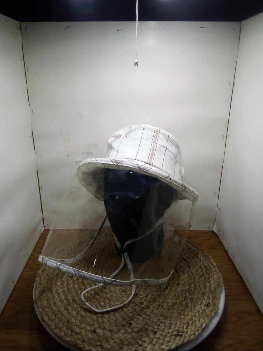 bucket hat With Removable Face Shield And Chin Strap UPF50+