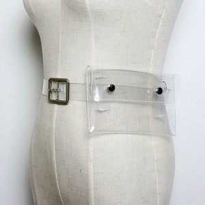 clear plastic bum bag